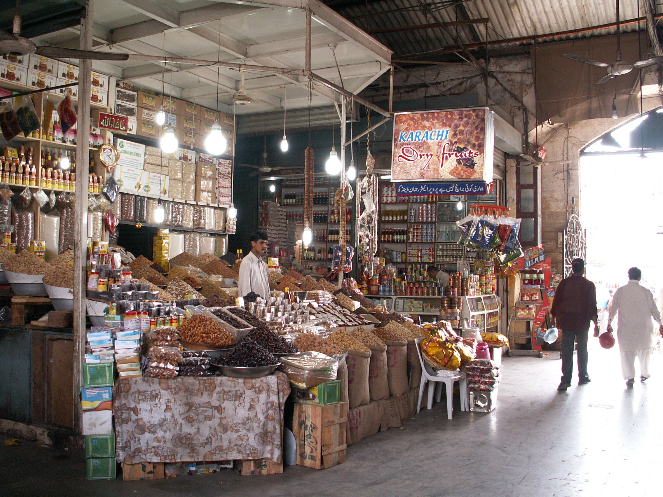 Empress Market dry fruit stall